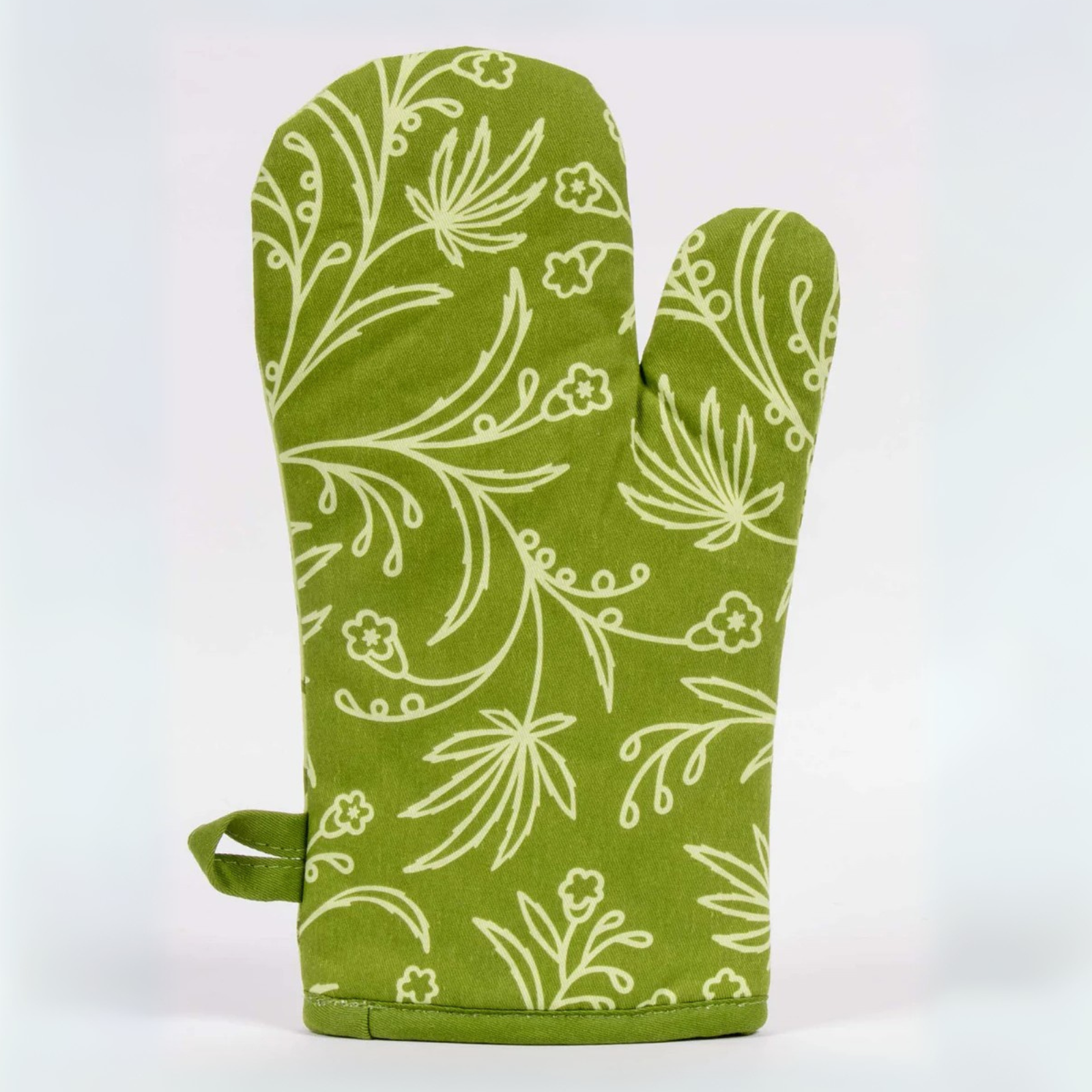 Blue Q Oven Mitt 'The Food Has Weed in it'